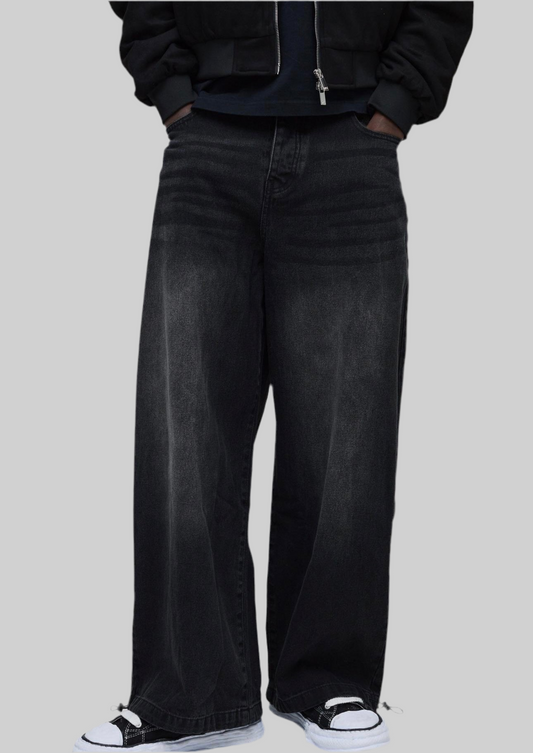 Shadow Flow Wide-Leg Jeans