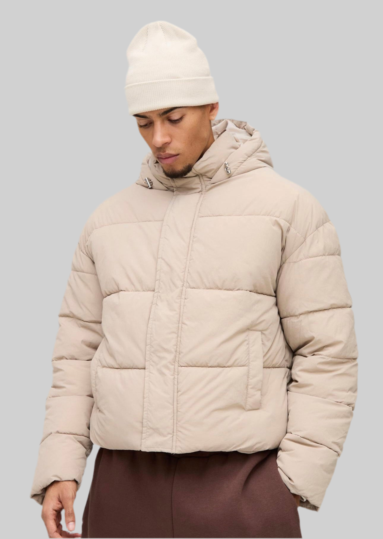 Sandstorm Crinkle Nylon Puffer